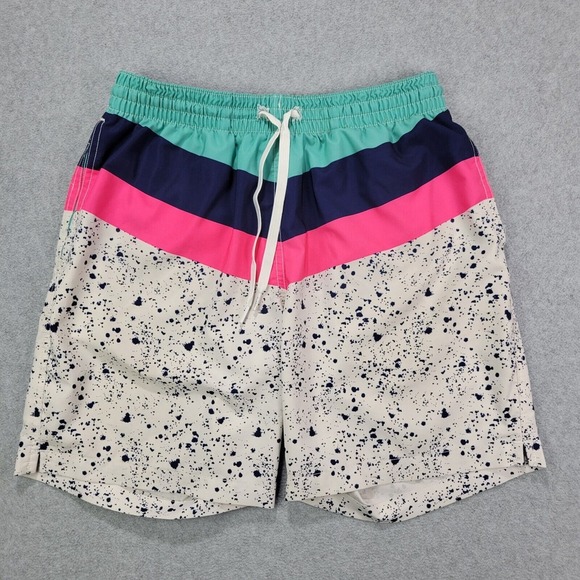 chubbies Other - Chubbies Men's Small Aquatic Libations 5.5" Inseam Swim Trunks Turquoise Aqua